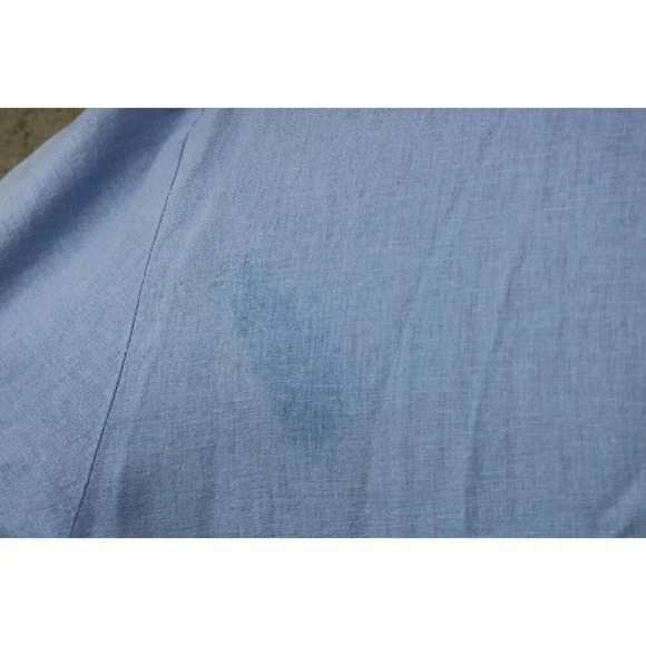 Talbots Linen Blend Midi Button Down Dress-Size 16 - Picture 14 of 15